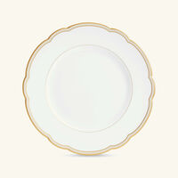 bernardaud pompadour salad plate round gold 21cm