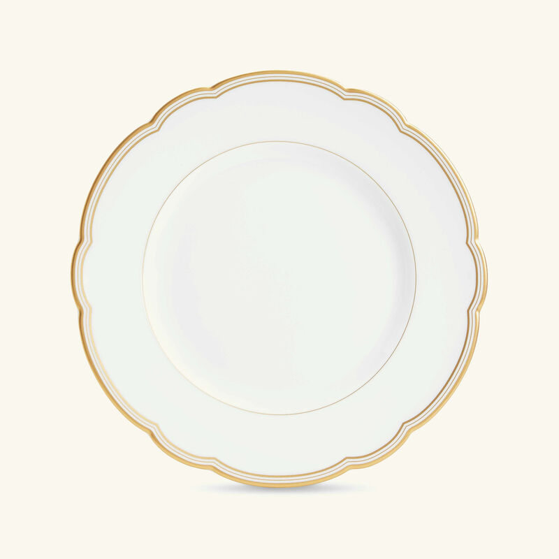 bernardaud pompadour salad plate round gold 21cm