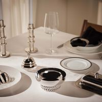 christofle babylone serving bowl silver plated