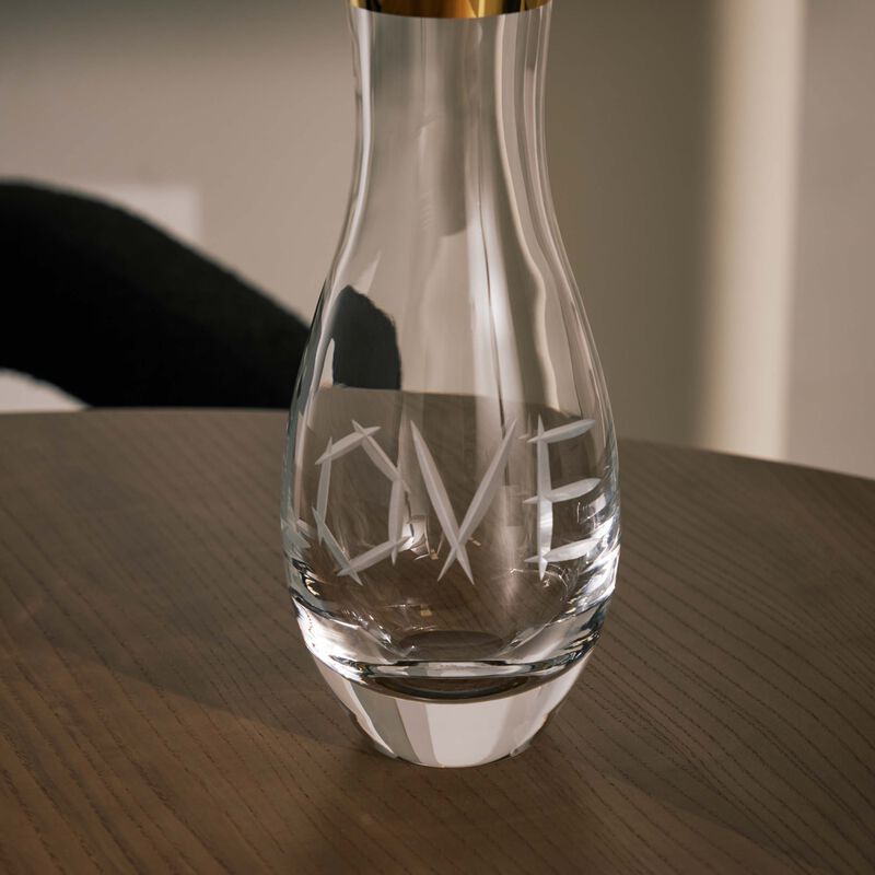 Love Vase Round Large Gold ruckl love vase round large gold