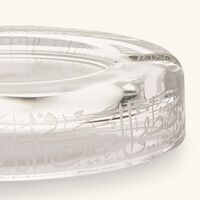 dimlaj thuluth ashtray round clear