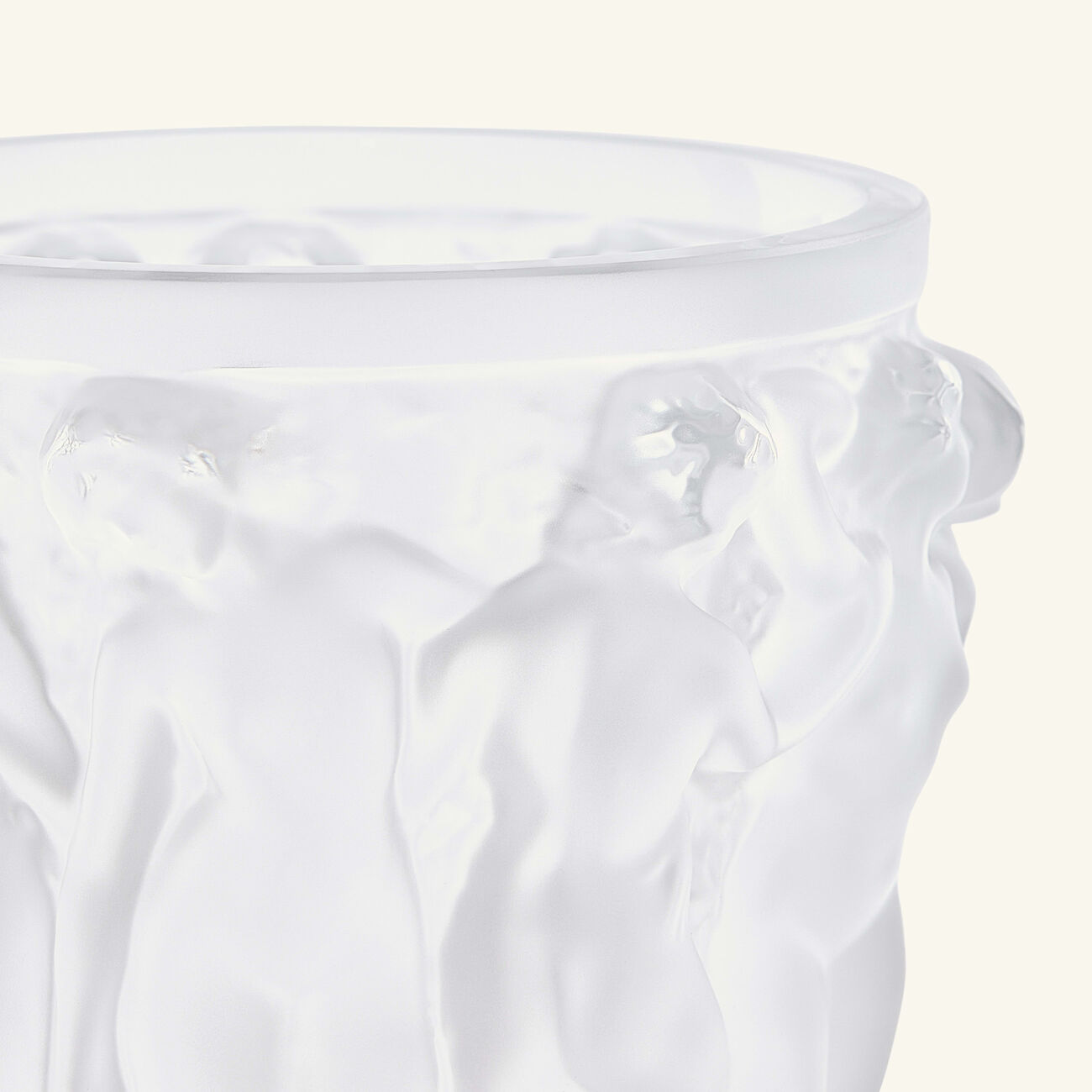 lalique bacchantes vase mini clear