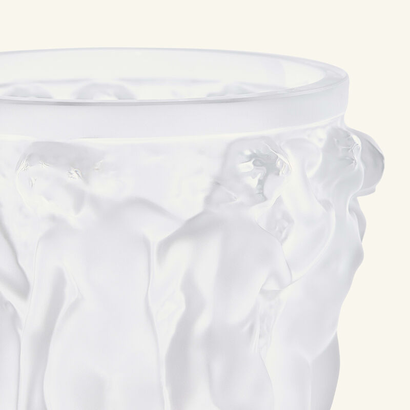 lalique bacchantes vase mini clear
