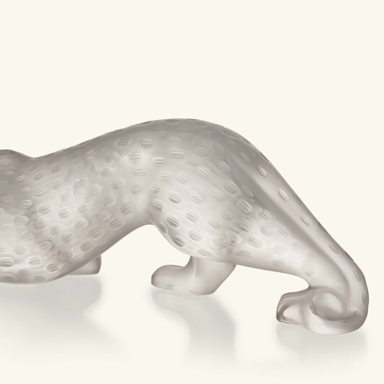 lalique zeila panther sculpture medium clear