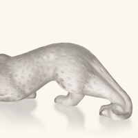 lalique zeila panther sculpture medium clear