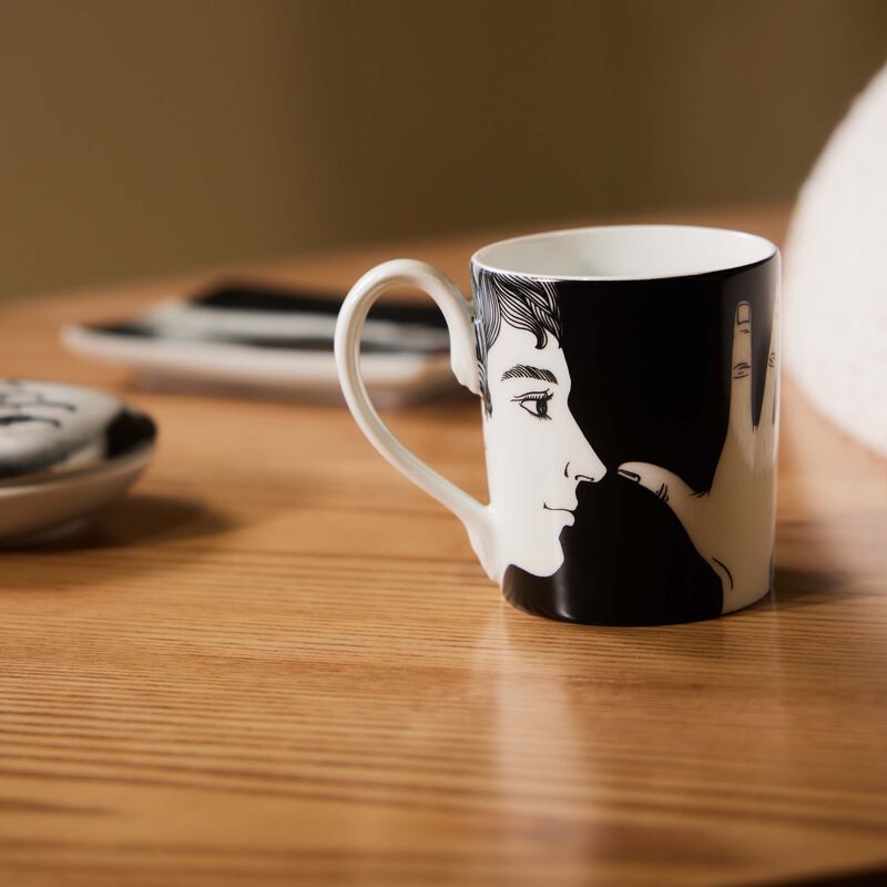 Marameo Mug Black fornasetti marameo mug black