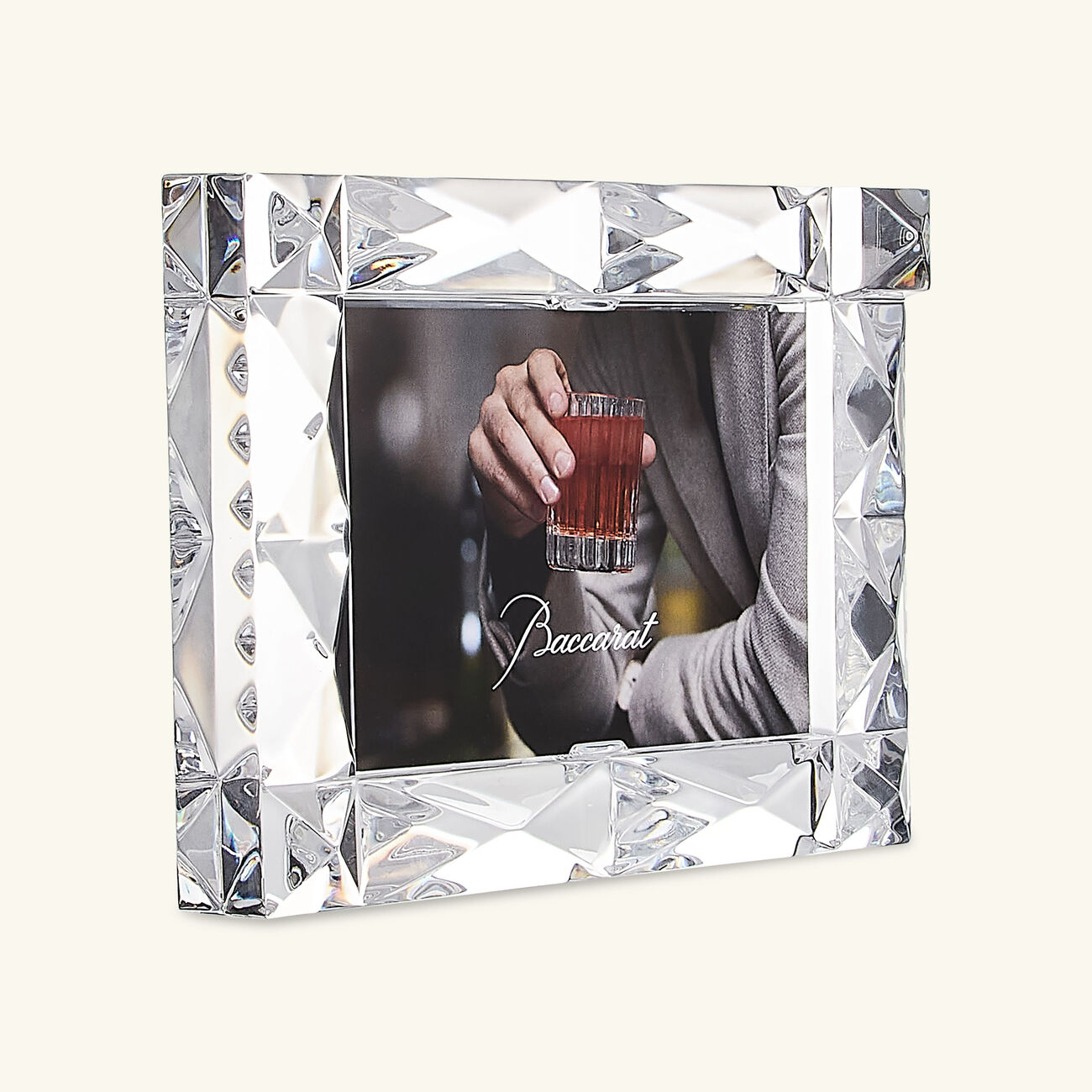baccarat louxor picture frame clear 4x6