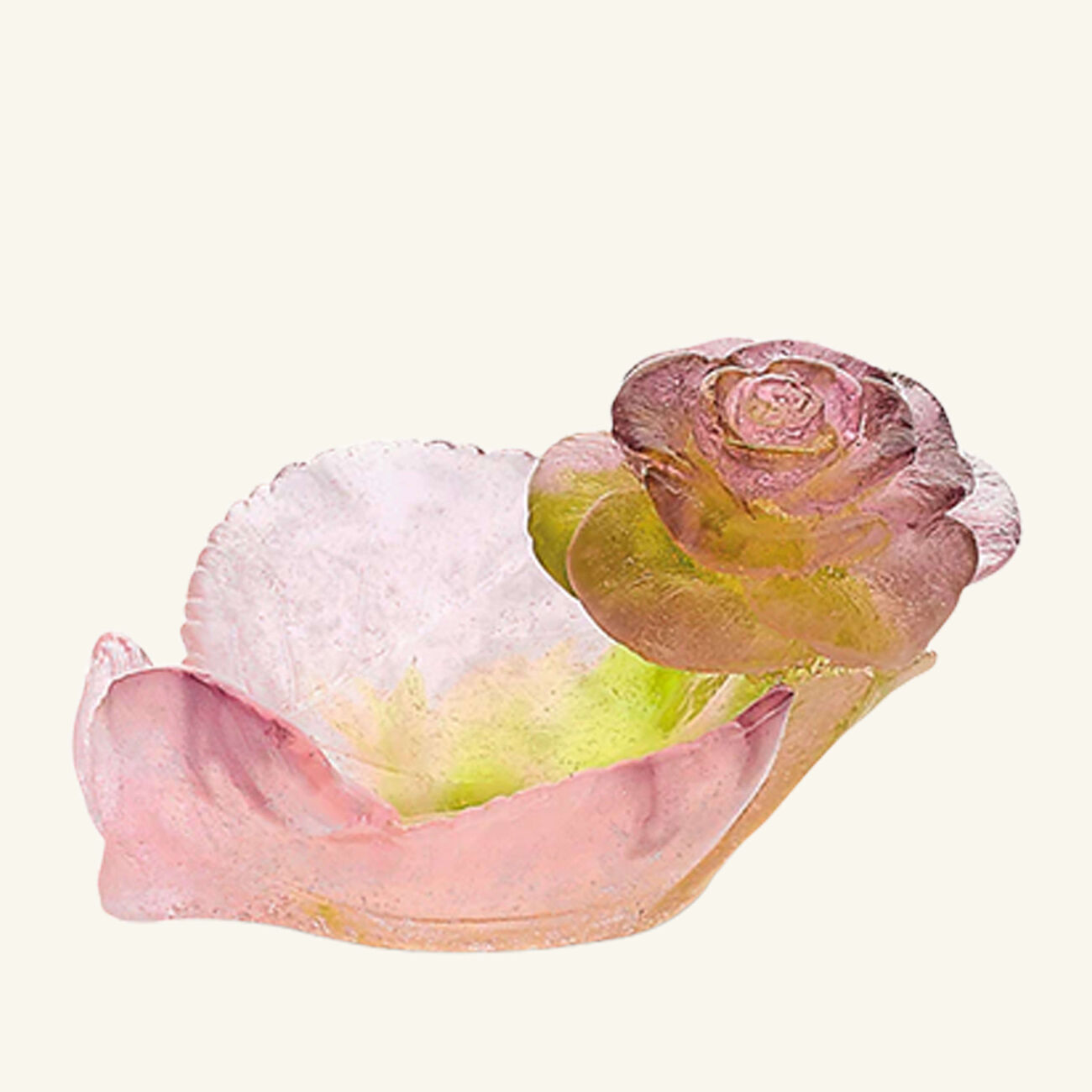 daum crystal roses mini bowl