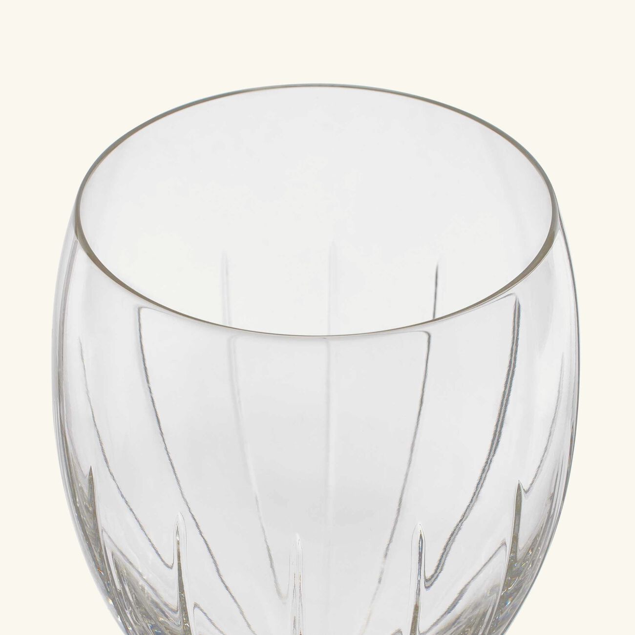 christofle iriana drinking glass clear set of 2