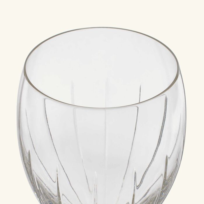 christofle iriana drinking glass clear set of 2