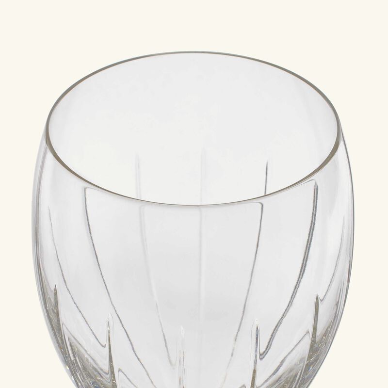 christofle iriana drinking glass clear set of 2