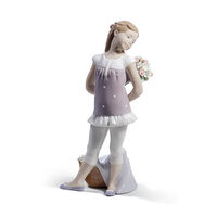Your Favorite Flowers Girl Figurine, small