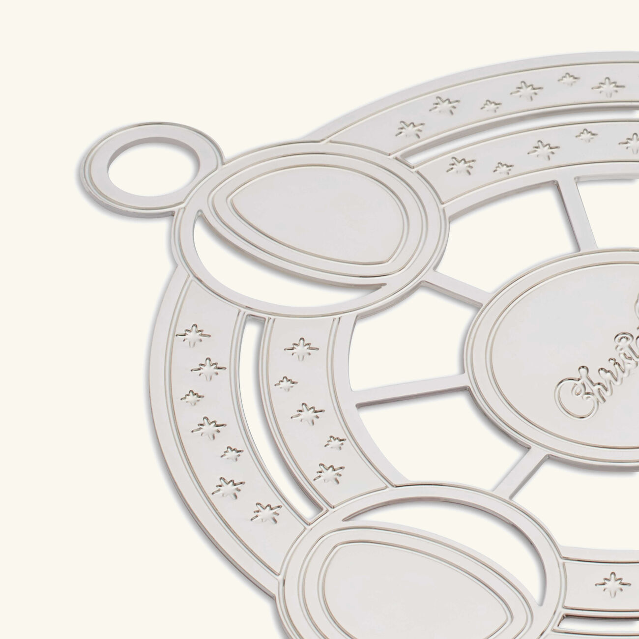 مجموعة ريڤ كوزميك لقطع الديكور مكونة من 3 قطع صغيرة باللون الفضي كريستوفل مجموعة ريڤ كوزميك لقطع الديكور مكونة من 3 قطع صغيرة باللون الفضي