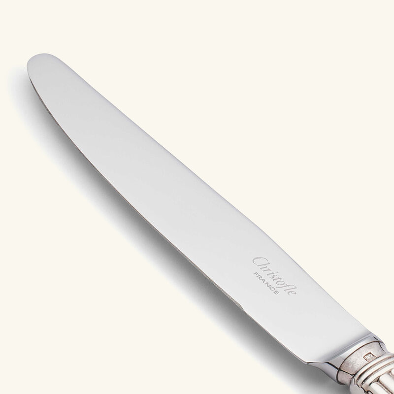 christofle aria silver plated dinner knife silver plated