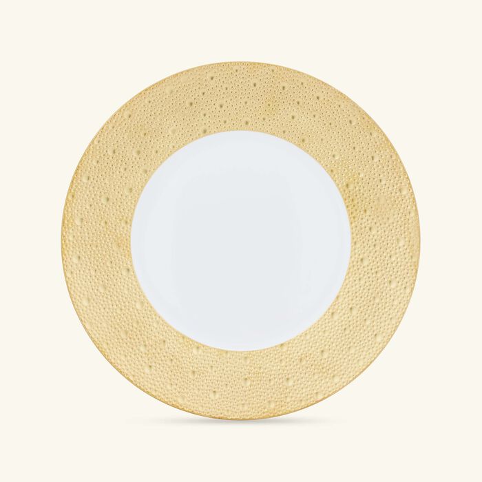 Ecume Dinner Plate Round Gold 26cm bernardaud ecume dinner plate round gold 26cm