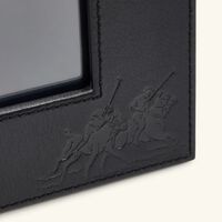 ralph lauren home penthouse garrett leather frame black 20x25 cm