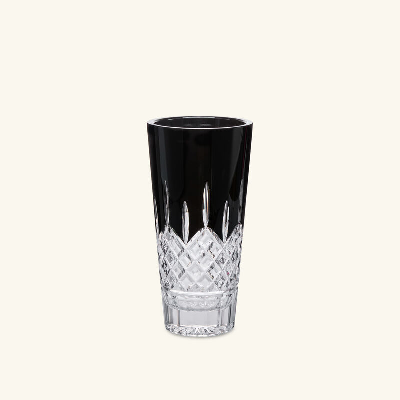 Lismore Black Vase Medium Black waterford lismore black vase medium black