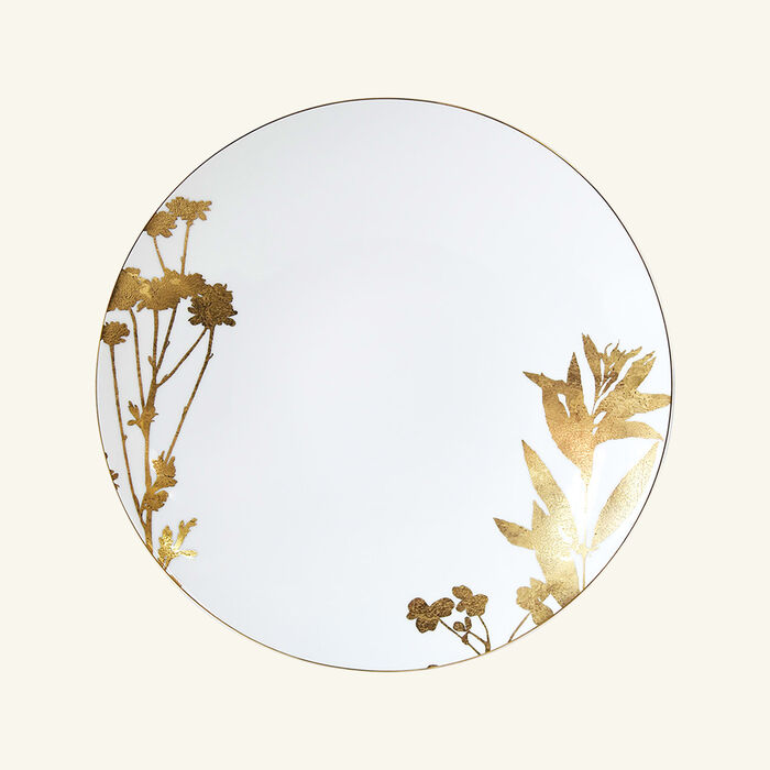 bernardaud v g tal or dinner plate round gold 26cm set of 4