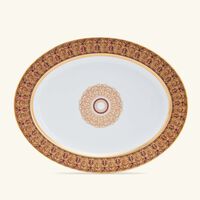 bernardaud eventail dinner plate round gold 21cm
