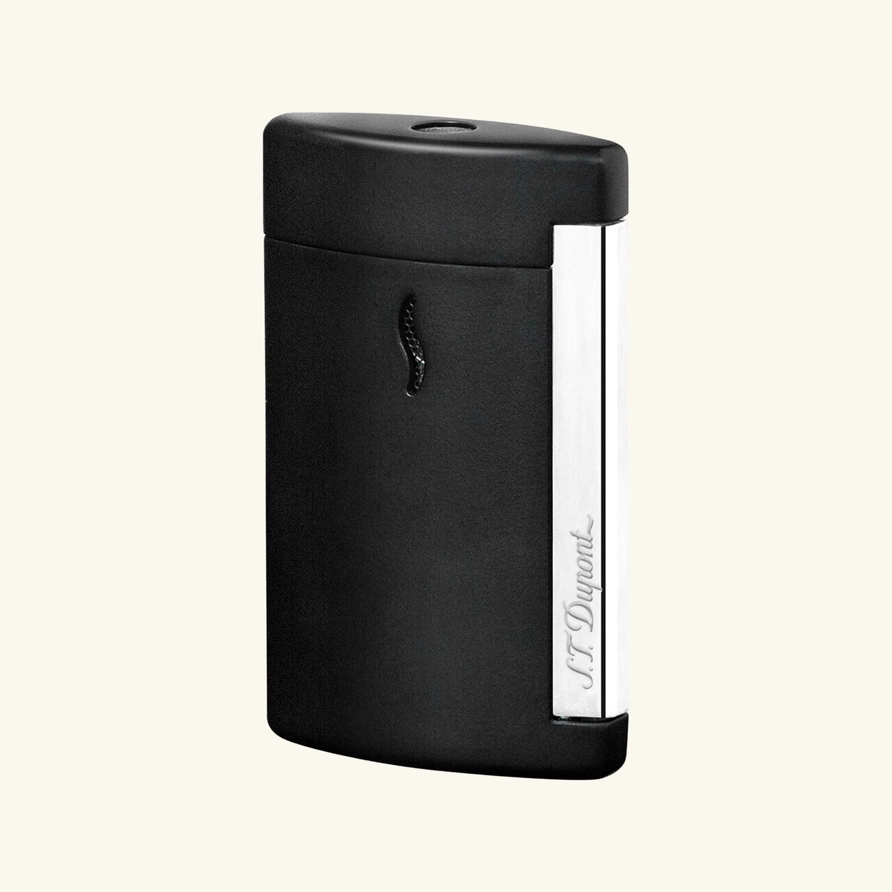 st dupont minijet lighter matte black