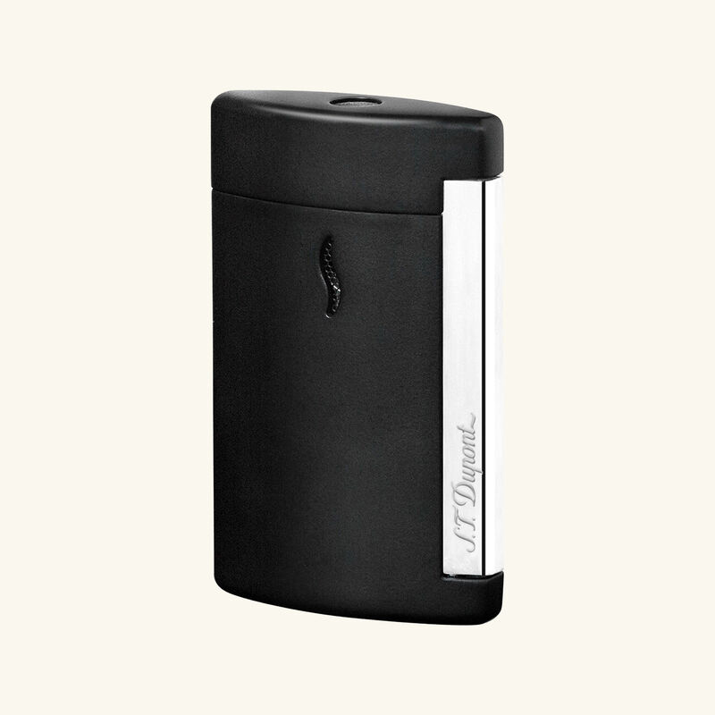 st dupont minijet lighter matte black