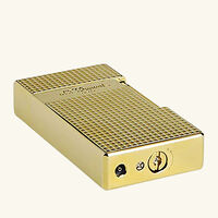 اس تي دوبون ولاعة بيج دي بنقشة الماسات باللون الذهبي