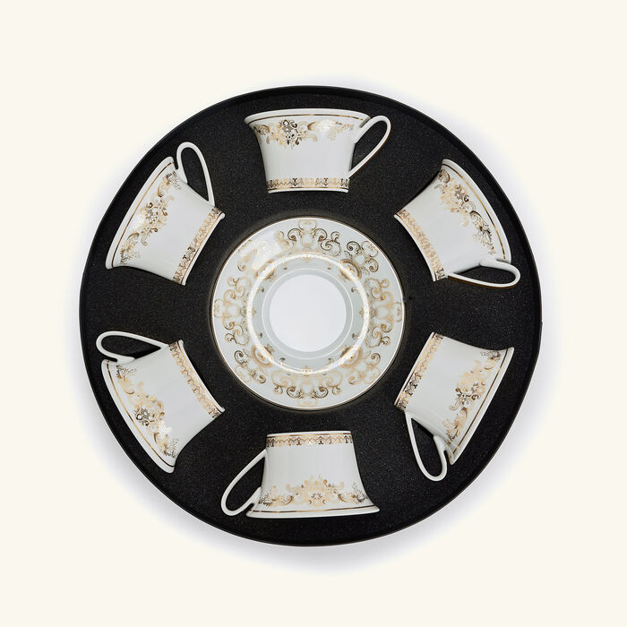versace medusa gala tea cup set white