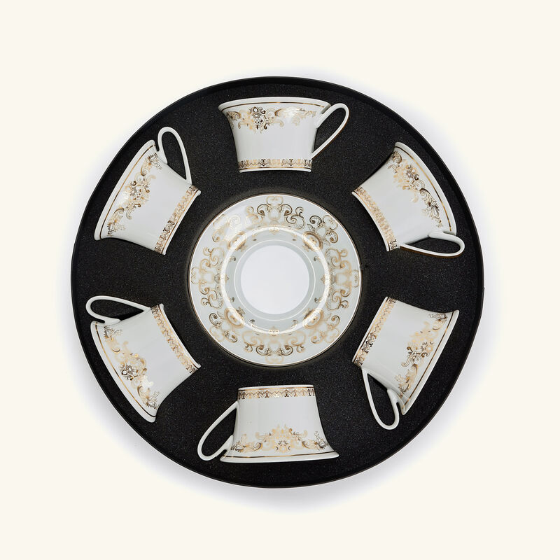 versace medusa gala tea cup set white
