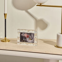 baccarat louxor picture frame clear 4x6