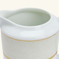 bernardaud sauvage blanc milk pitcher gold