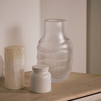 ruckl heroine rei vase round large clear