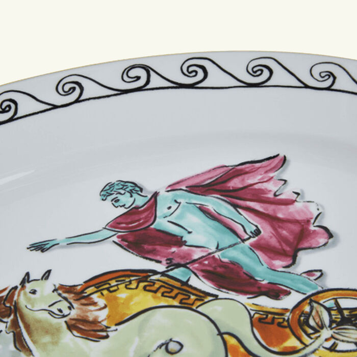 ginori 1735 il viaggio di nettuno serving platter oval white beige