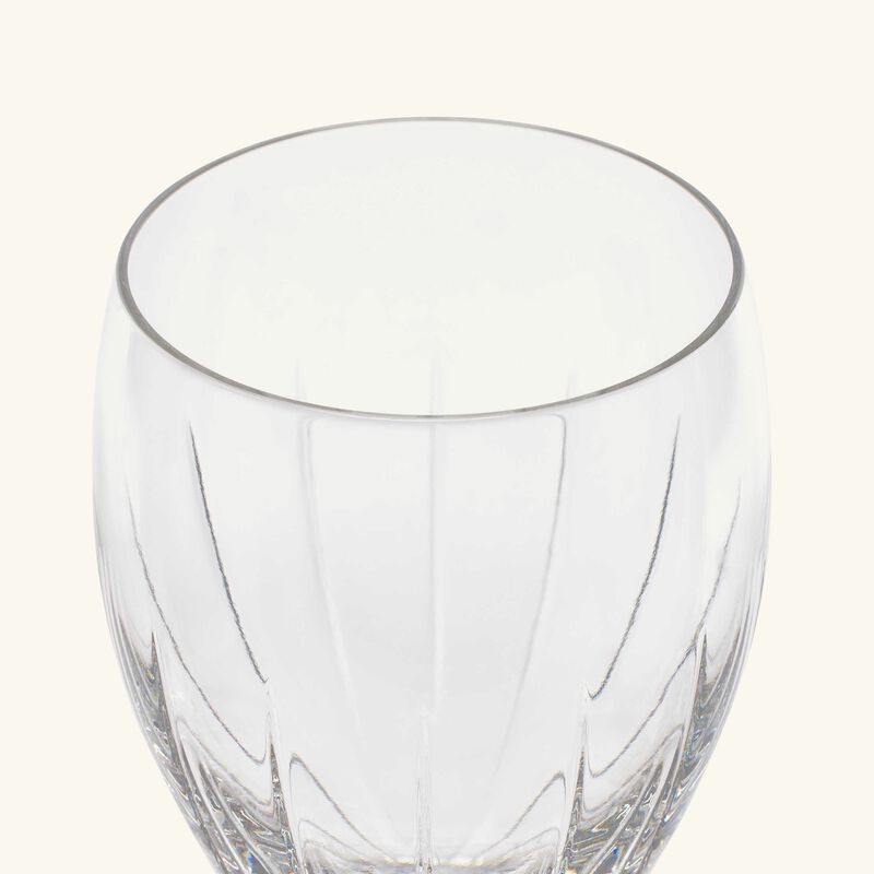 christofle iriana wine glass clear set of 2