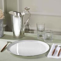 christofle albi serving platter oval silver 31cm