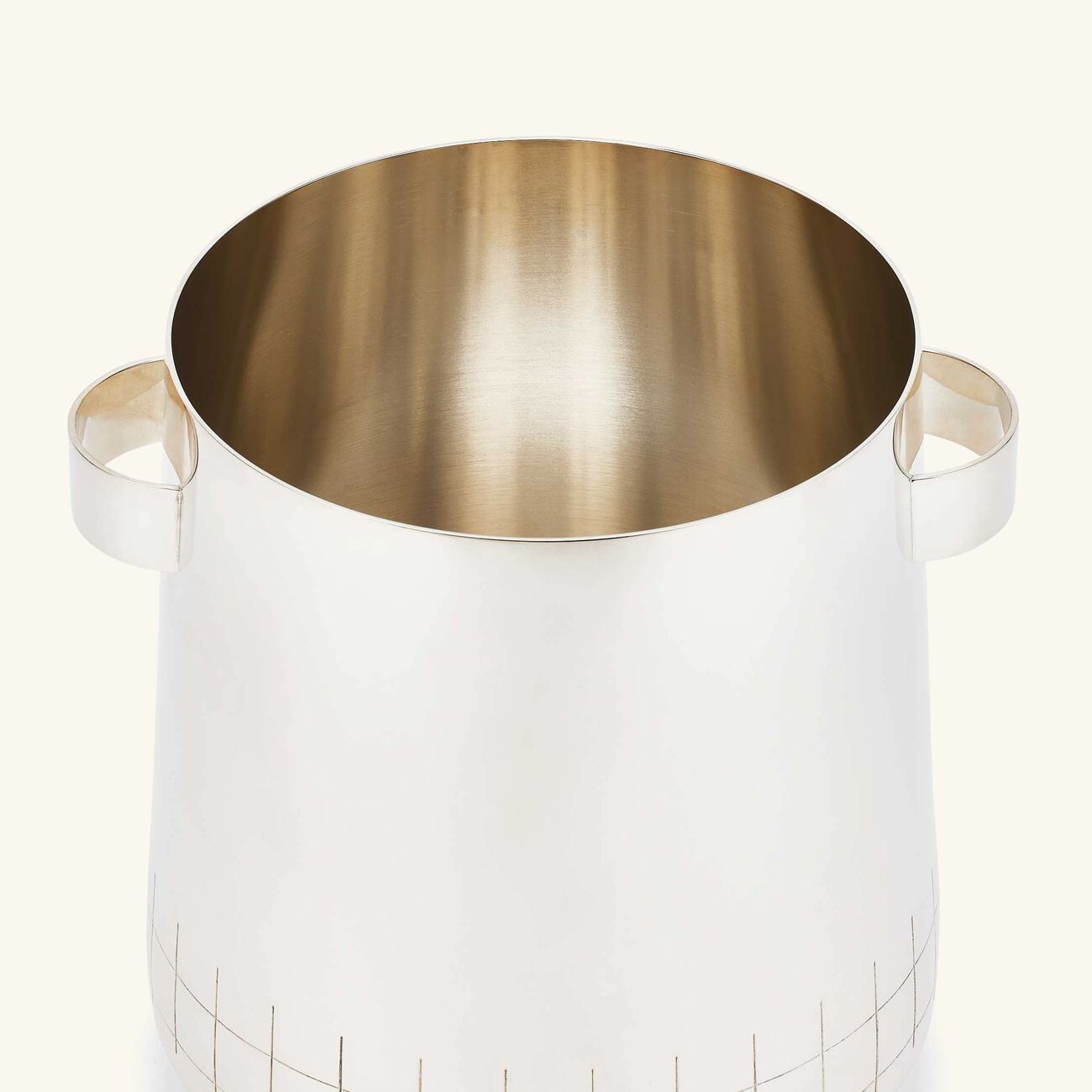 christofle graphik champagne cooler silver plated