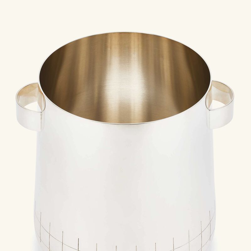 christofle graphik champagne cooler silver plated