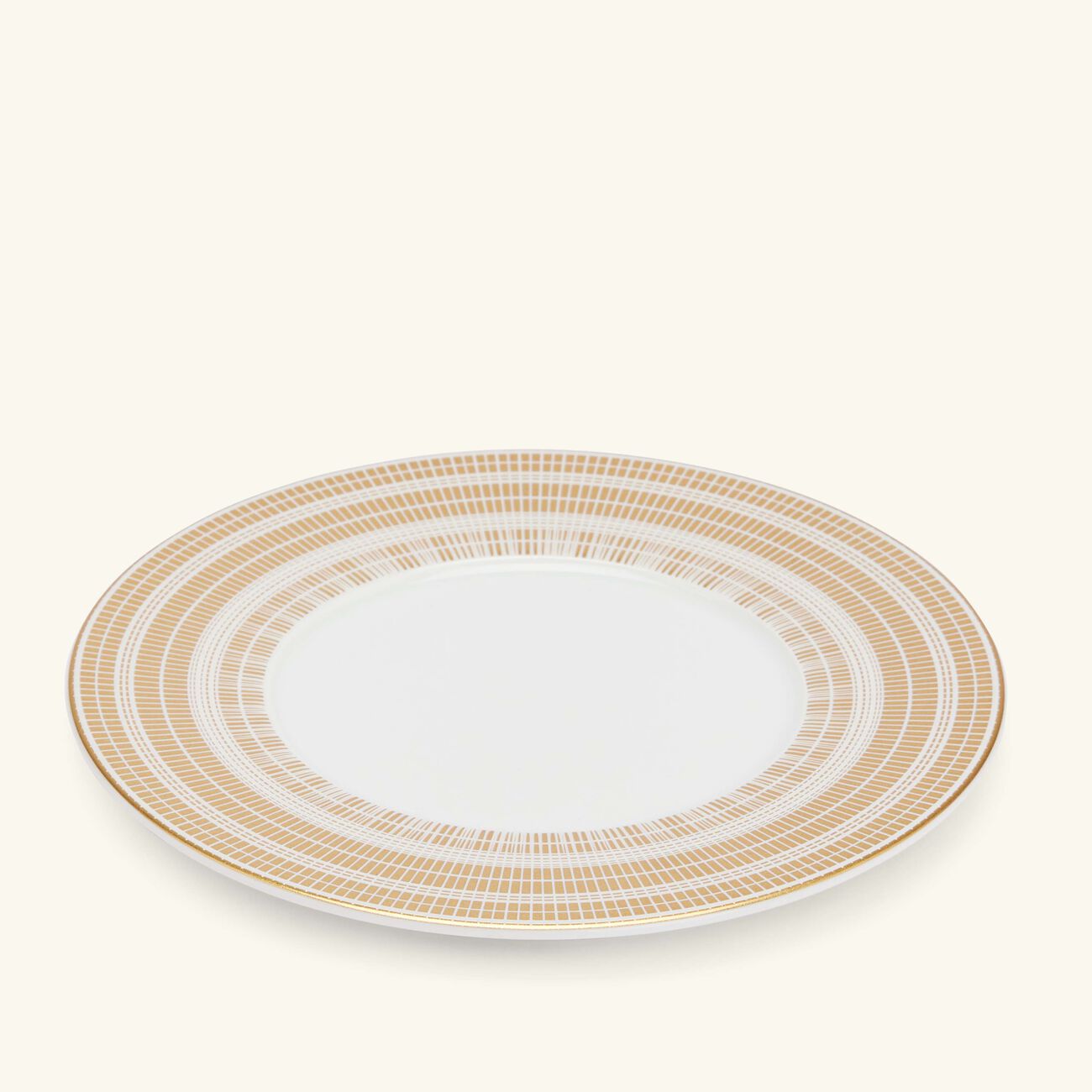 bernardaud canisse bread butter plate round gold 16cm