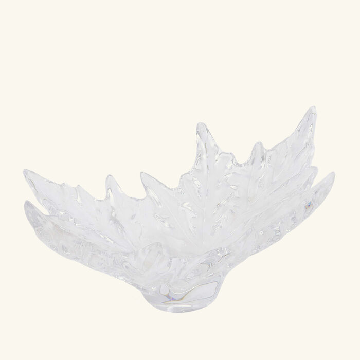 lalique champs lys es centerpiece small clear