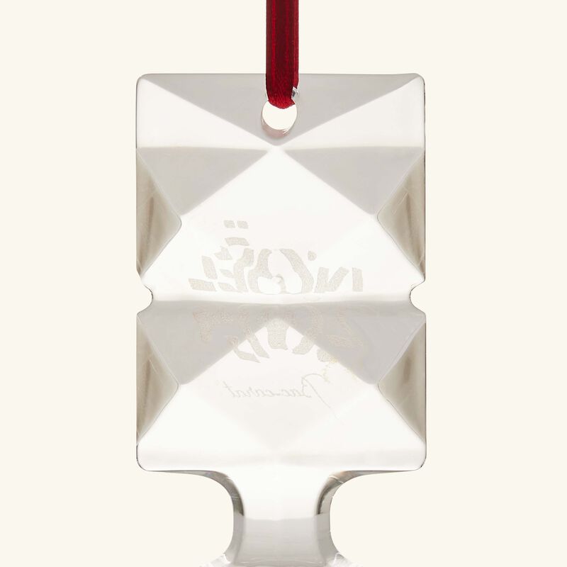 باكارا قطعة الزينة نويل لوكسر 2024 ميني باللون الشفاف