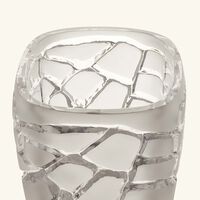 lalique terramineral magnitude vase round large clear