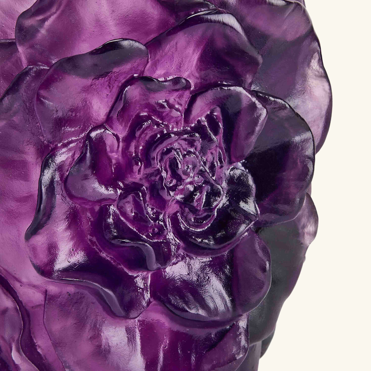 daum camellia vase small pink