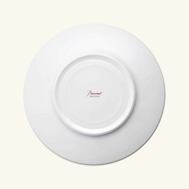 baccarat arcadia bread plate round red 16cm