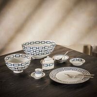 ginori 1735 catene zaffiro tea saucer blue