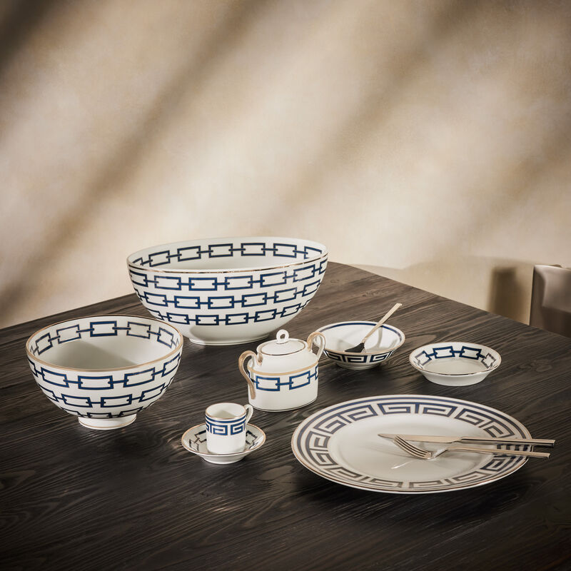 ginori 1735 catene zaffiro tea saucer blue