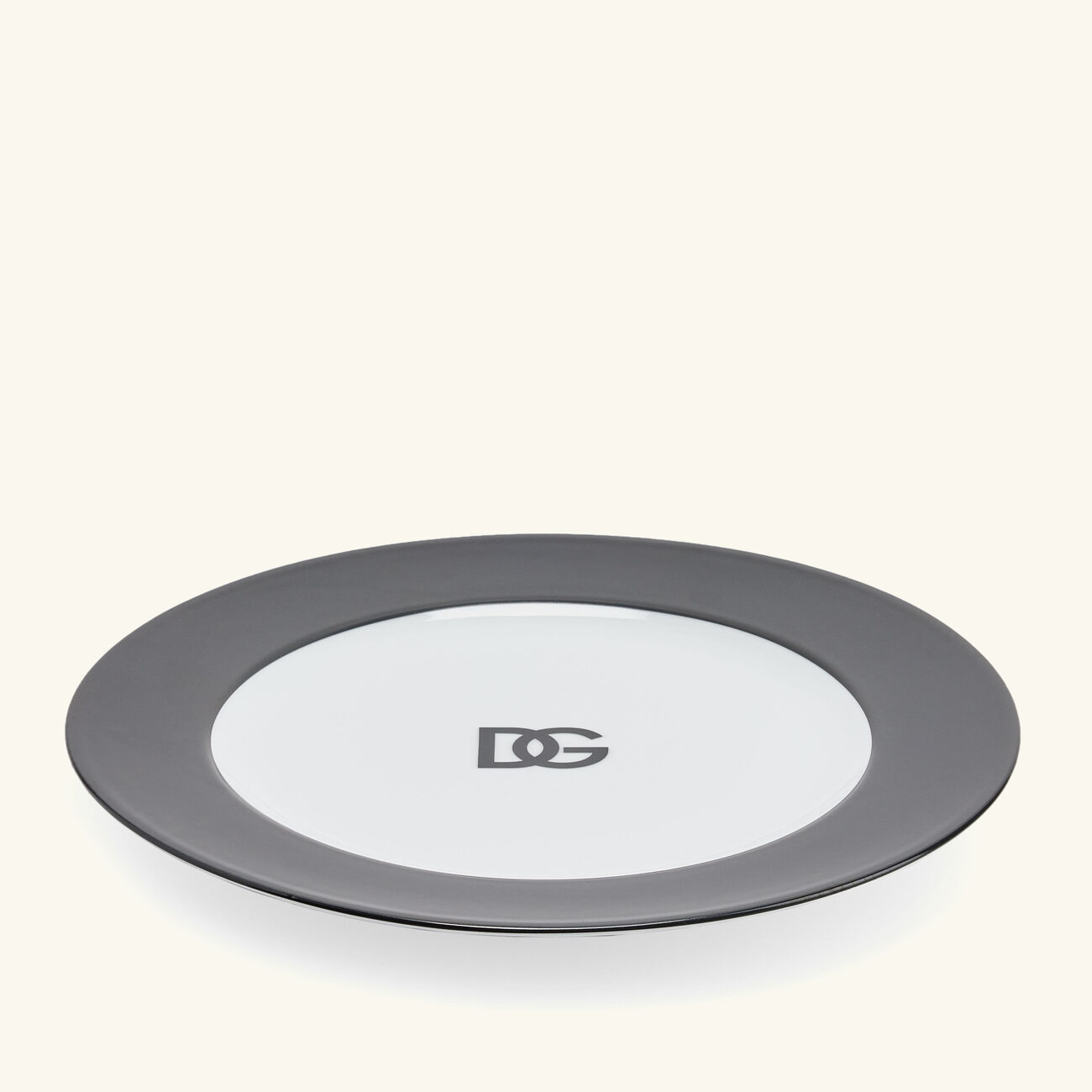 dolce gabbana casa dg logo charger plate round 31cm