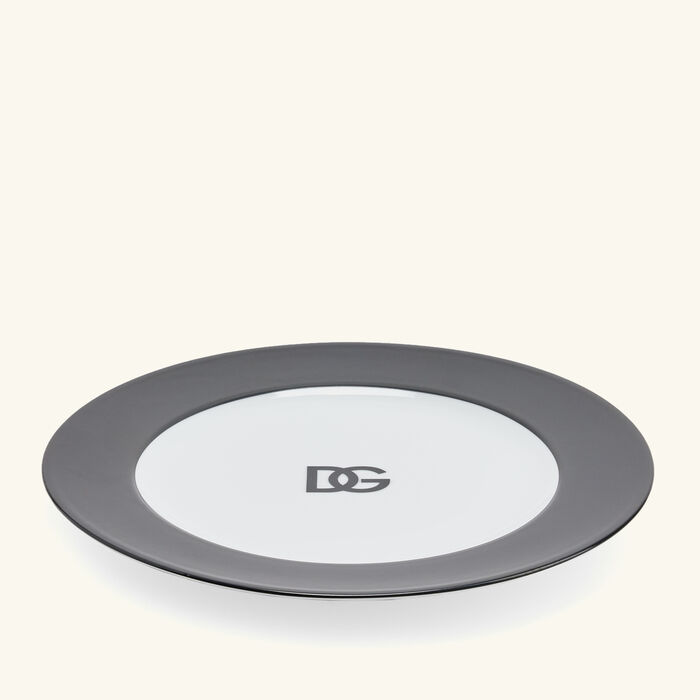 dolce gabbana casa dg logo charger plate round 31cm