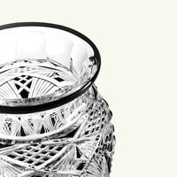 baccarat haute couture  clats de lumi re vase medium black limited edition