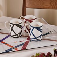 missoni home nastri tea cup saucer red set of 2