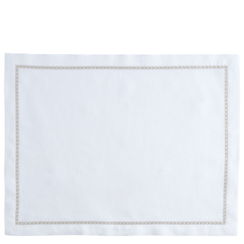 catherine denoual silver rosely linen set