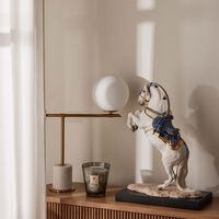 lladro spanish pure breed horse sculpture large blue limited edition